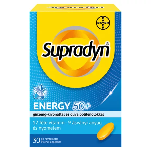 Supradyn Energia 50+ Filmtabletta 30 db Supradyn Energia 50+ Filmtabletta 30 db
