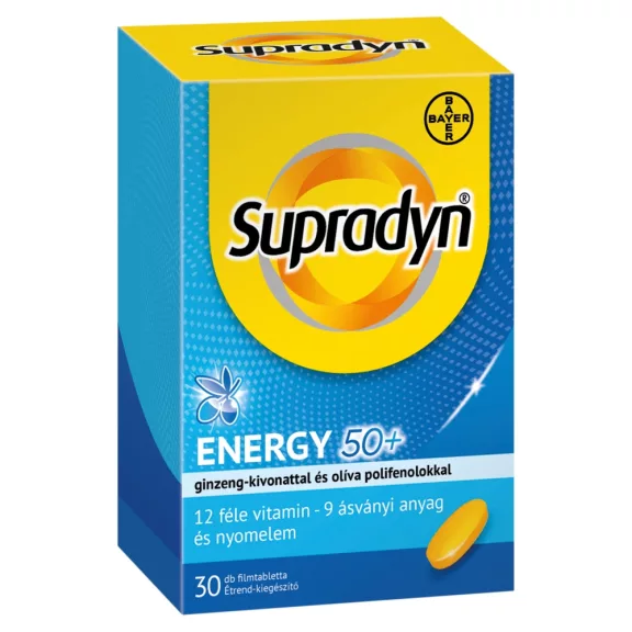 Supradyn Energia 50+ Filmtabletta 30 db Supradyn Energia 50+ Filmtabletta 30 db