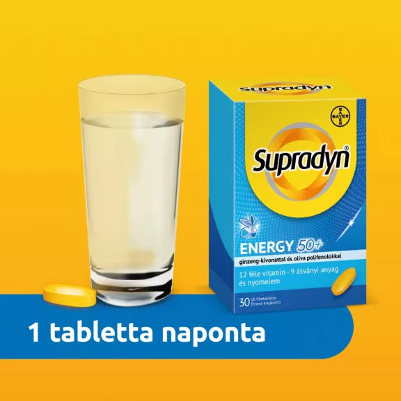 Supradyn Energia 50+ Filmtabletta 30 db Supradyn Energia 50+ Filmtabletta 30 db