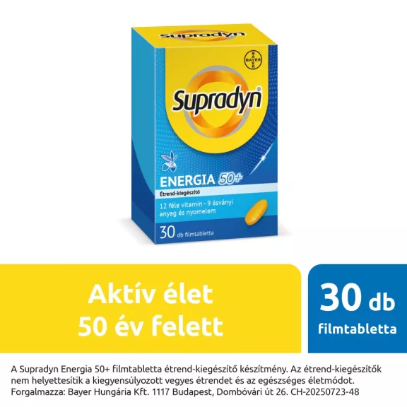 Supradyn Energia 50+ Filmtabletta 30 db Supradyn Energia 50+ Filmtabletta 30 db