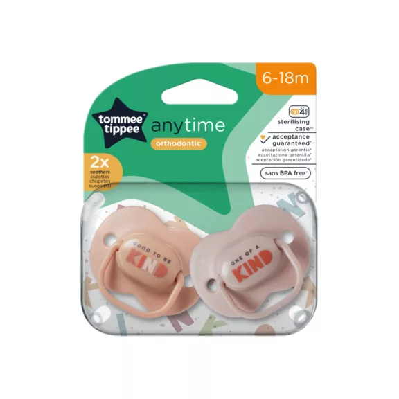 Tommee Tippee Anytime nyugtatócumi 6-18 hó 2 db