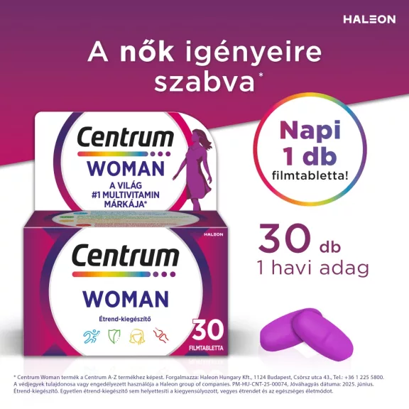 Centrum Nőknek A-Z Filmtabletta 30 db Centrum Nőknek A-Z Filmtabletta 30 db