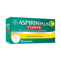 ASPIRIN PLUS C FORTE 800MG/480MG PEZSGOTABL. 10X