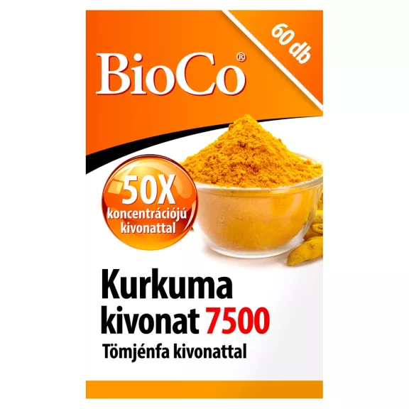 BioCo Kurkuma tömjénfa kivonat kapszula 60 db BioCo Kurkuma tömjénfa kivonat kapszula 60 db