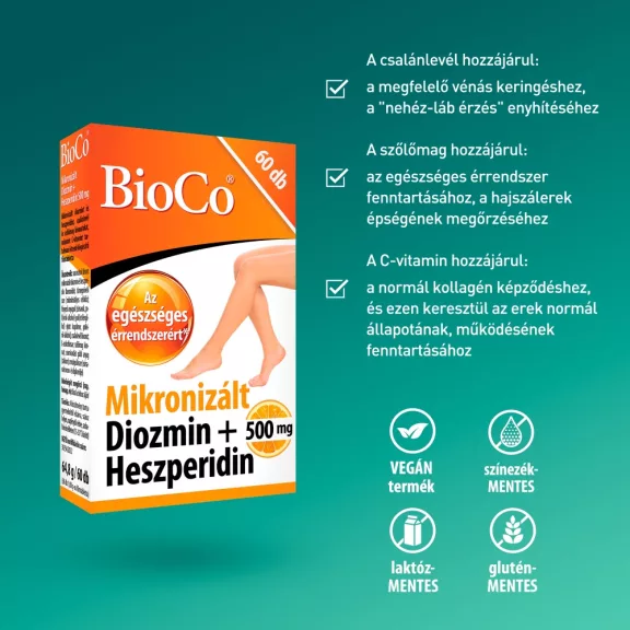 BioCo Mikronizált Diozmin + Heszperidin filmtabletta 60 db