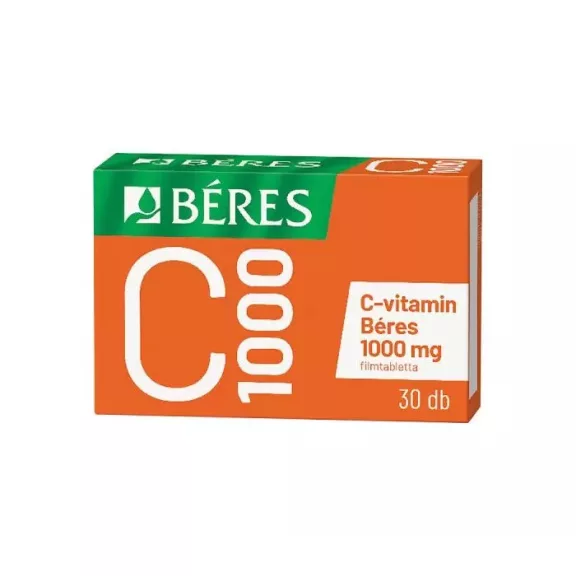 C-VITAMIN BERES 1000MG FILMTABL. 30X C-VITAMIN BERES 1000MG FILMTABL. 30X