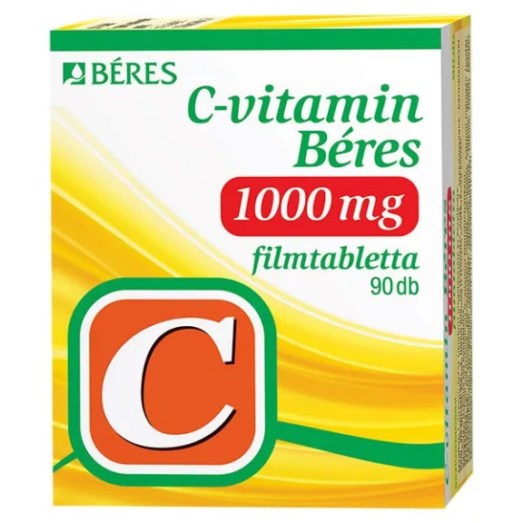 C-VITAMIN BERES 1000MG FILMTABL. 90X C-VITAMIN BERES 1000MG FILMTABL. 90X