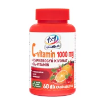  1x1 Vitamin 1000 mg C-vitamin + 500 NE D3-vitamin narancs ízű rágótabletta 60 db