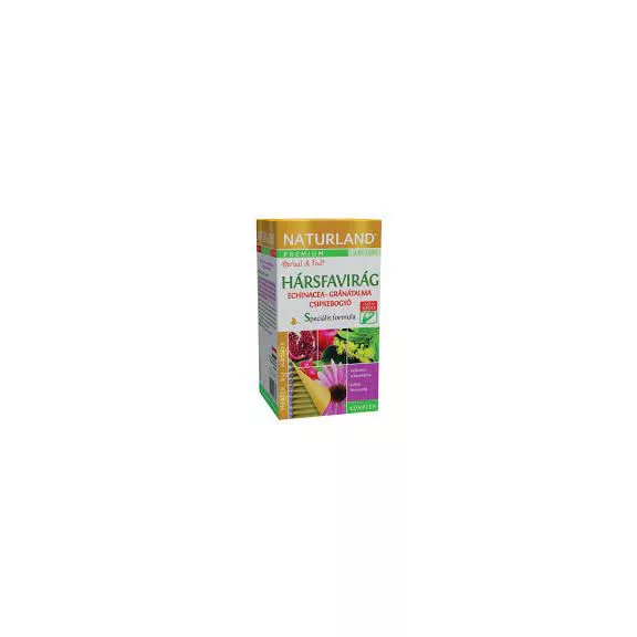 Naturland prémium hársfavirág + echinacea + gránátalma + csipkebogyó 20 db Naturland prémium hársfavirág + echinacea + gránátalma + csipkebogyó 20 db