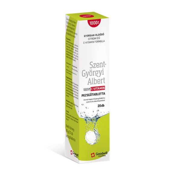 Szent-Györgyi Albert 1000Mg C-Vitamin Pezsgőtabletta 20X Szent-Györgyi Albert 1000Mg C-Vitamin Pezsgőtabletta 20X
