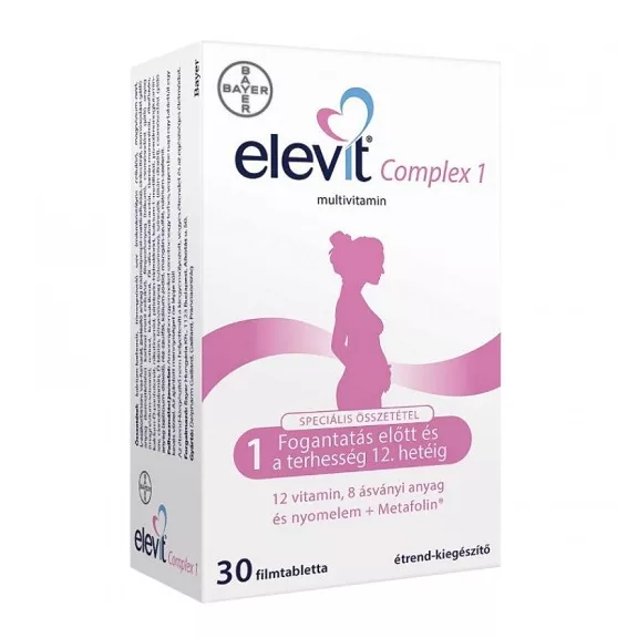 Elevit Complex 1 Étrendkiegészítő Filmtabletta 30X Elevit Complex 1 Étrendkiegészítő Filmtabletta 30X