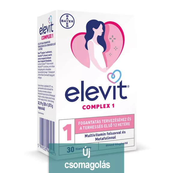 Elevit Complex 1 Étrendkiegészítő Filmtabletta 30X Elevit Complex 1 Étrendkiegészítő Filmtabletta 30X
