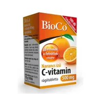 BioCo C-Vitamin 500 mg rágótabletta narancs 100 db