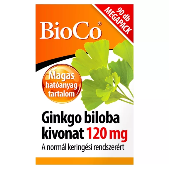BioCo Ginkgo Kivonat 120 mg tabletta 90 db BioCo Ginkgo Kivonat 120 mg tabletta 90 db