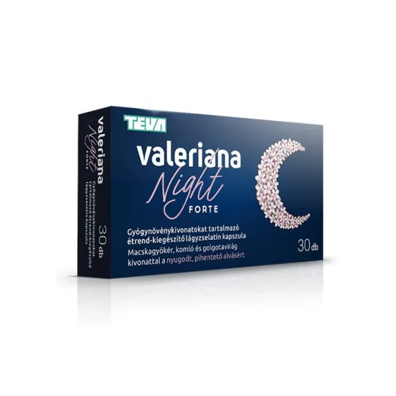 Valeriana Night Forte Étrkieg.kapsz. 30X Valeriana Night Forte Étrkieg.kapsz. 30X