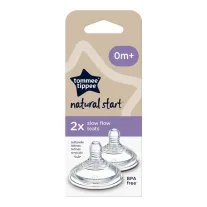   Tommee Tippee Natural Start etetőcumi lassú átfolyású újszülött kortól 2 db