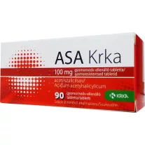 ASA KRKA 100MG GYNEDV.ELL.TABL. 90X
