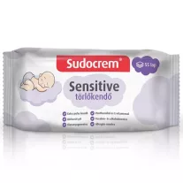 Sudocrem Sensitive törlőkendő 55x