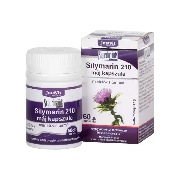 JutaVit Silymarin 210 Máj kapszula 60 db JutaVit Silymarin 210 Máj kapszula 60 db