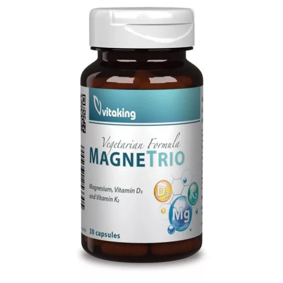 Vitaking MagneTrio D3+K2+ Magnézium biszglicinát 30 db Vitaking MagneTrio D3+K2+ Magnézium biszglicinát 30 db