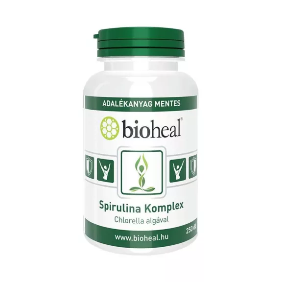 BIOHEAL SPIRULINA KOMPLEX CHLORELLA ALGÁVAL 250X BIOHEAL SPIRULINA KOMPLEX CHLORELLA ALGÁVAL 250X