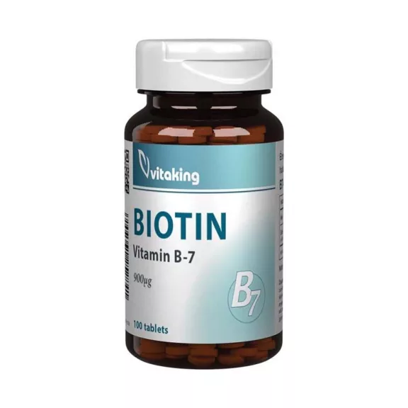 Vitaking biotin B7-Vitamin 900 mcg tabletta 100 db Vitaking biotin B7-Vitamin 900 mcg tabletta 100 db