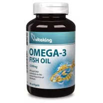 Vitaking Omega-3 halolaj 1200 mg kapszula 90 db