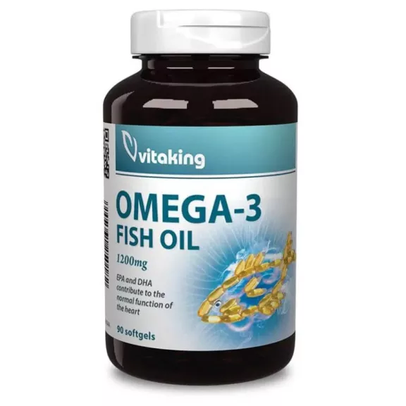 Vitaking Omega-3 halolaj 1200 mg kapszula 90 db Vitaking Omega-3 halolaj 1200 mg kapszula 90 db