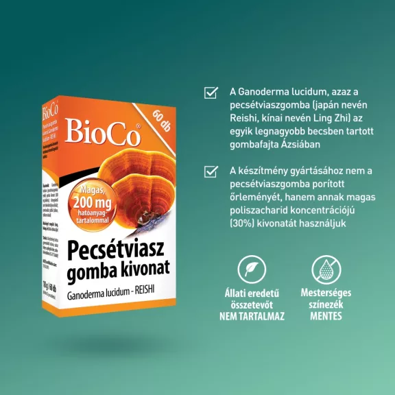 BioCo Pecsétviaszgomba kivonat tabletta 60 db BioCo Pecsétviaszgomba kivonat tabletta 60 db