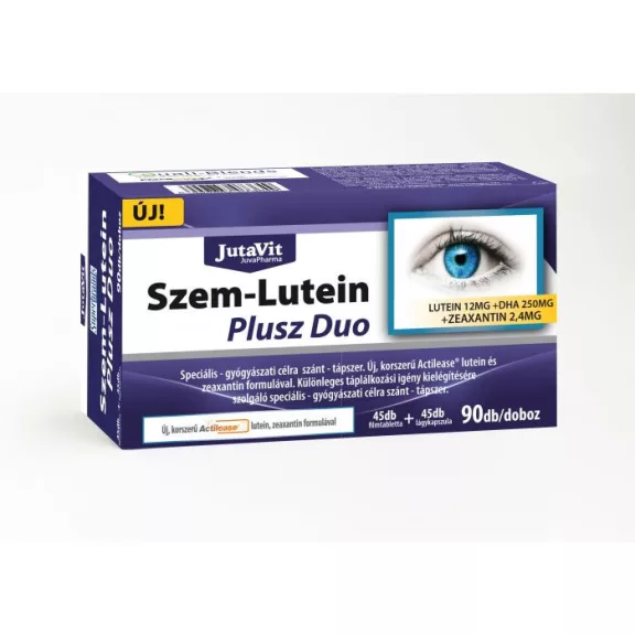 JUTAVIT SZEM LUTEIN PLUSZ DUO KAPSZ+TABL 45+45X JUTAVIT SZEM LUTEIN PLUSZ DUO KAPSZ+TABL 45+45X