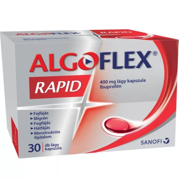 ALGOFLEX RAPID 400MG LAGY KAPSZ. 30X ALGOFLEX RAPID 400MG LAGY KAPSZ. 30X