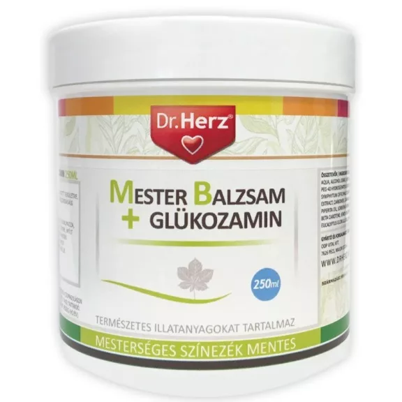 Dr. Herz mesterbalzsam + glükozamin 250 ml Dr. Herz mesterbalzsam + glükozamin 250 ml