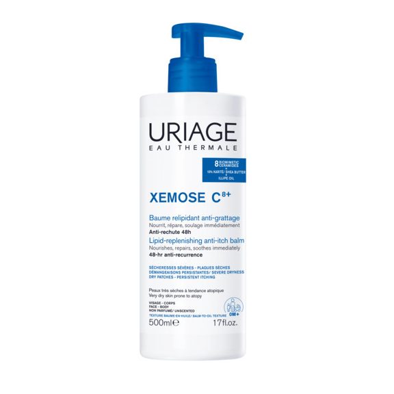 Uriage Xémose C8+ Balzsam Rendkívül Száraz Bőrre 500 ml Uriage Xémose C8+ Balzsam Rendkívül Száraz Bőrre 500 ml