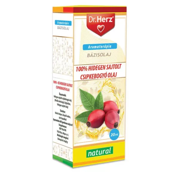 Dr. Herz Csipkebogyóolaj 100% hidegen sajtolt 20 ml Dr. Herz Csipkebogyóolaj 100% hidegen sajtolt 20 ml