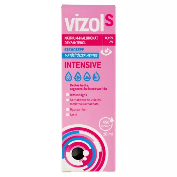 Vizol S Intensive Szemcsepp 10Ml Vizol S Intensive Szemcsepp 10Ml