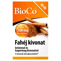 BioCo Fahéj Krómmal+Kapormag Kivonat tabletta 60 db