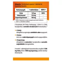 BioCo Fahéj Krómmal+Kapormag Kivonat tabletta 60 db