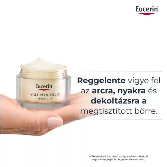 Eucerin Hyaluron-Filler + Elasticity Bőrtömörséget regeneráló nappali arckrém SPF15 50 ml