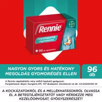 Rennie cukormentes rágótabletta 96 db