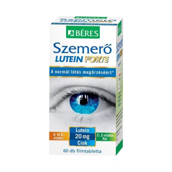 Béres Szemerő Lutein Forte filmtabletta 60 db Béres Szemerő Lutein Forte filmtabletta 60 db