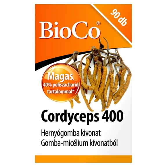BioCo Cordyceps 400 Hernyógomba Kivonat 90 db BioCo Cordyceps 400 Hernyógomba Kivonat 90 db