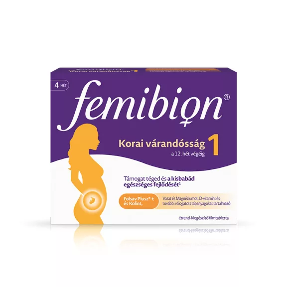 Femibion 1 Korai Várandósság Filmtabletta 28 db Femibion 1 Korai Várandósság Filmtabletta 28 db