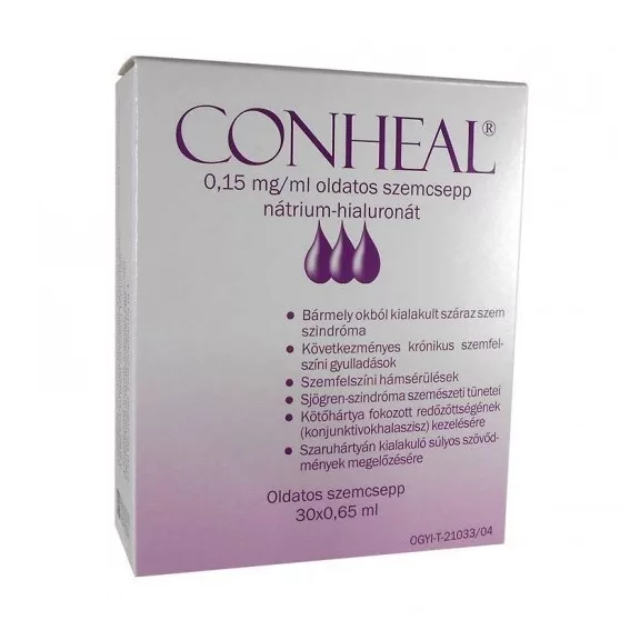 CONHEAL 0,15MG/ML OLD.SZEMCSEPP 30X0,65ML CONHEAL 0,15MG/ML OLD.SZEMCSEPP 30X0,65ML