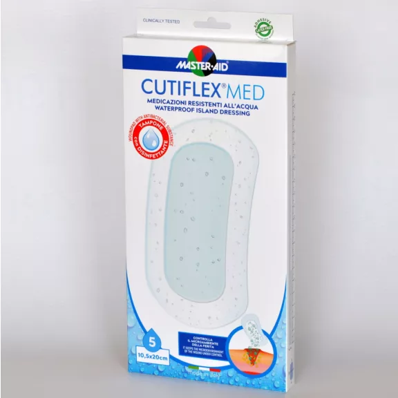 Master-Aid Cutiflex Sebtapasz 10,5X20Cm Steril Ultra Vékony 5X Master-Aid Cutiflex Sebtapasz 10,5X20Cm Steril Ultra Vékony 5X