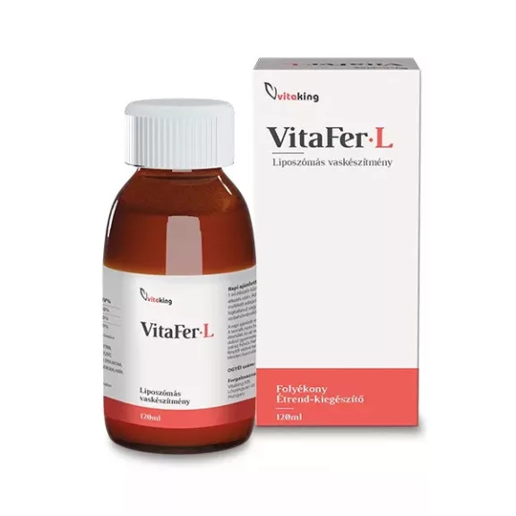 Vitaking VitaFer liposzómás folyékony vas 120 ml Vitaking VitaFer liposzómás folyékony vas 120 ml