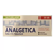 TABL. ANALGETICA 20X /NATURLAND/ FONO VIII