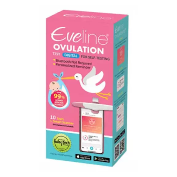 EVELINE OKOS OVULÁCIÓS TESZT 10X + APPLIKÁTOR EVELINE OKOS OVULÁCIÓS TESZT 10X + APPLIKÁTOR