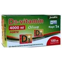 JutaVit D3-vitamin 4000NE olíva forte kapszula 100 db