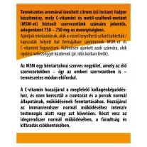 BioCo MSM + C-vitamin italpor 75 db