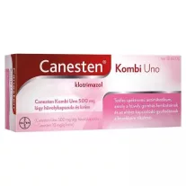 CANESTEN KOMBI UNO 500MG HUVELYKAPSZ.+KREM 1X
